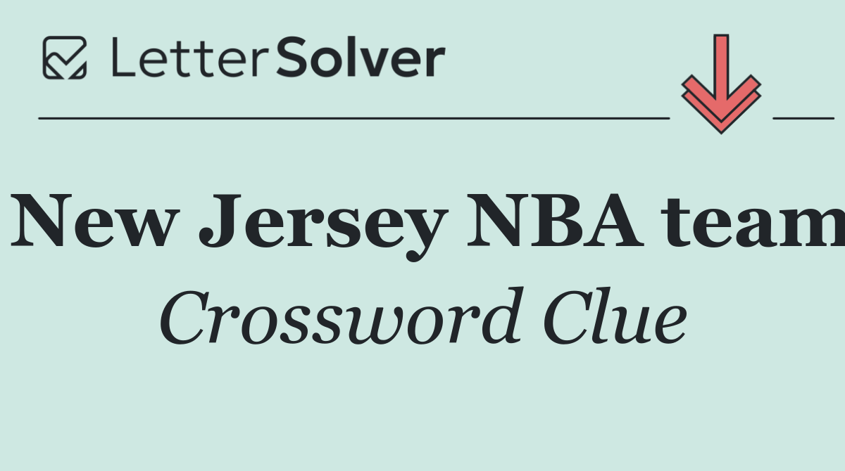 New Jersey NBA team