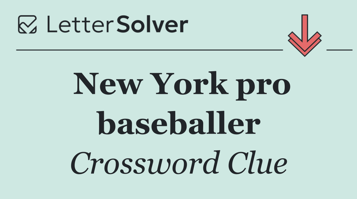 New York pro baseballer