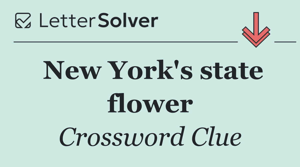 New York's state flower