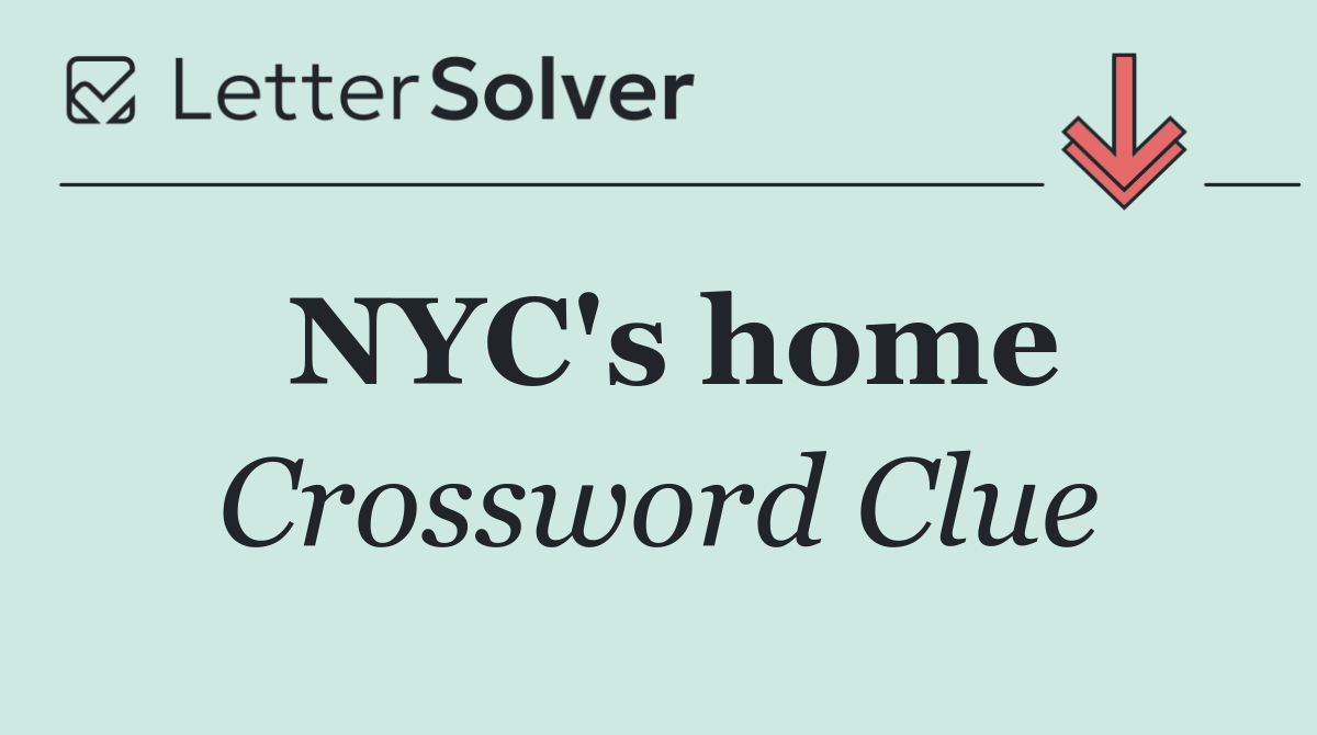 NYC's home
