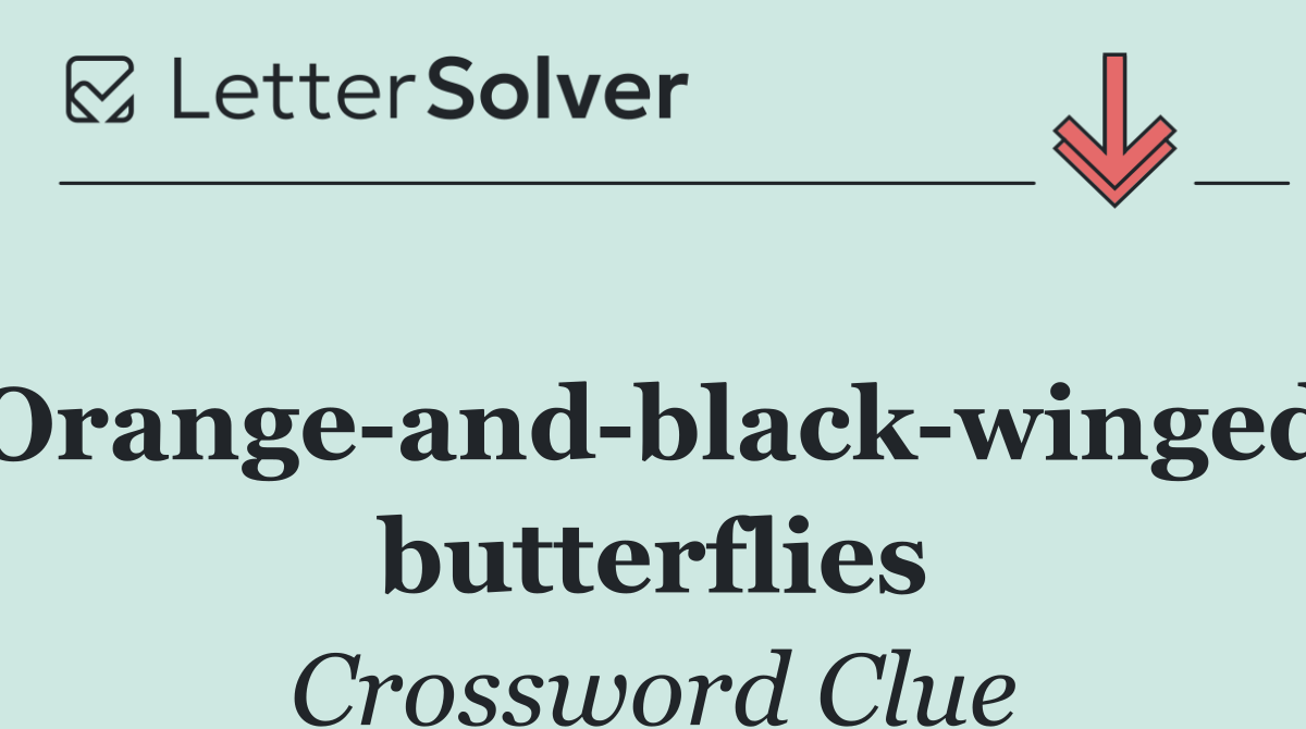 Orange and black winged butterflies
