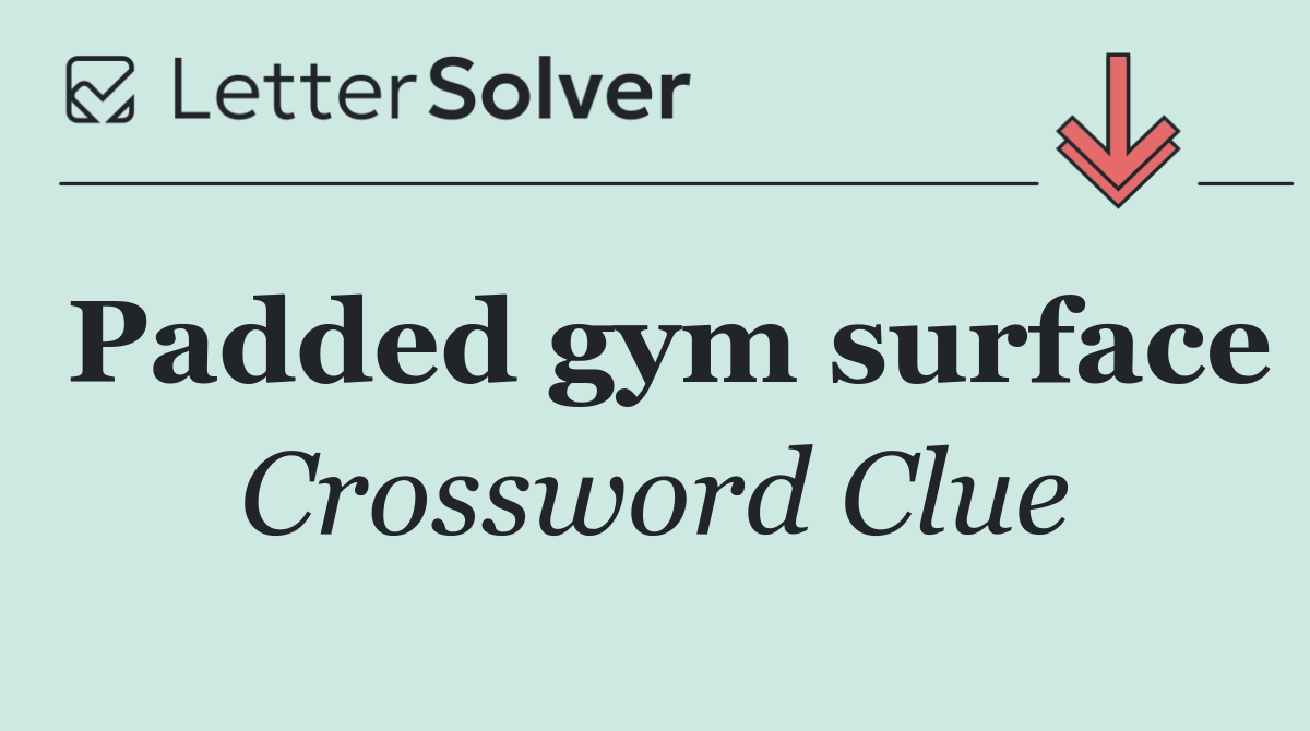 Padded gym surface