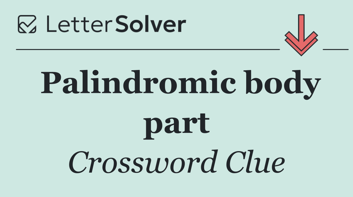 Palindromic body part