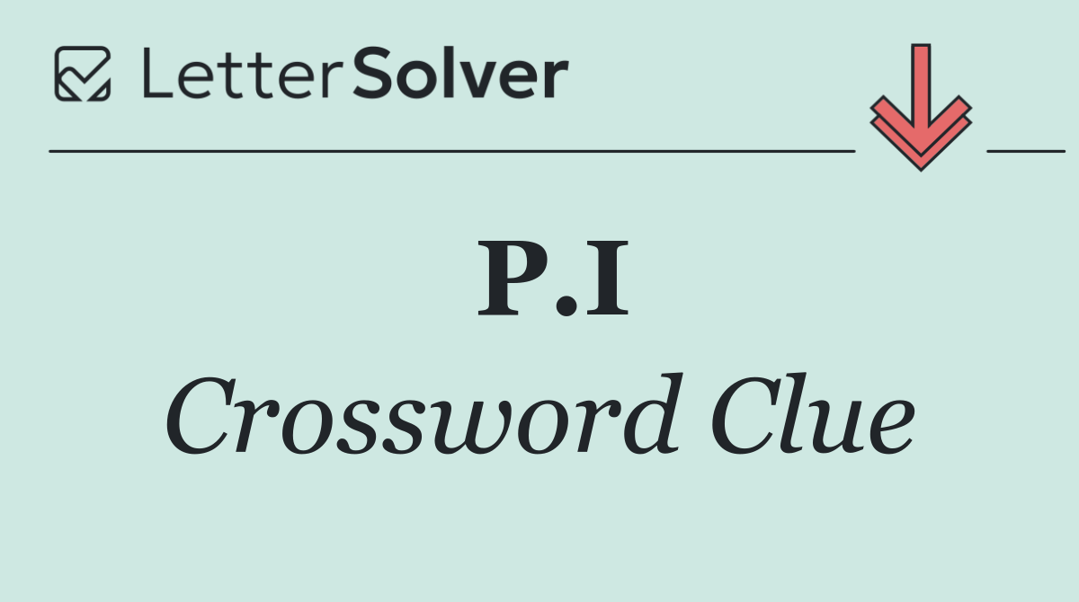 P.I