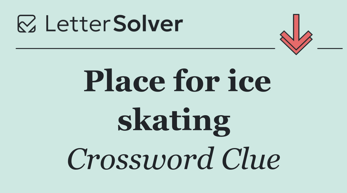 Place for ice skating