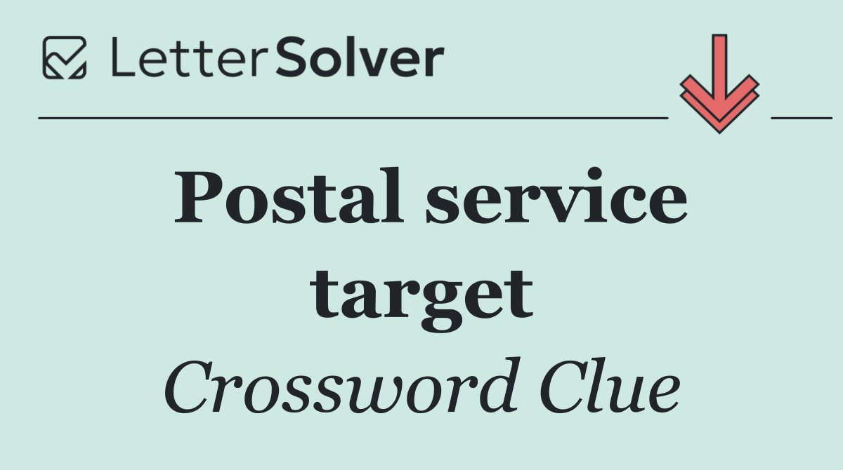 Postal service target