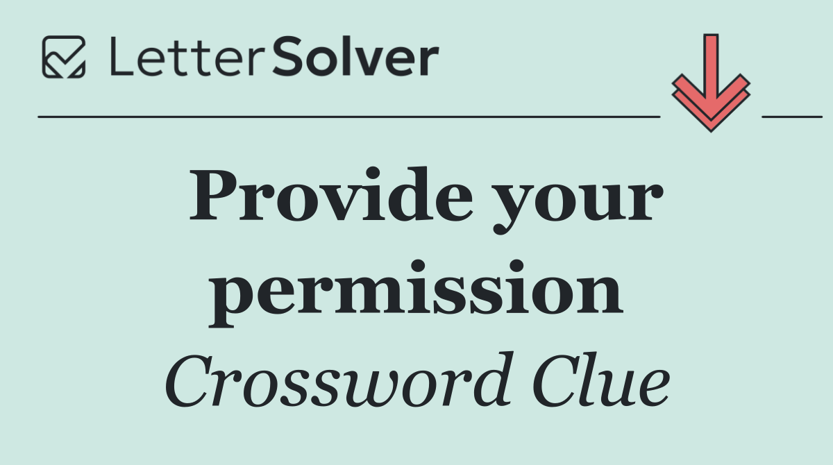 Provide your permission