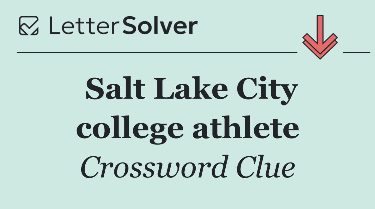 Salt Lake City college athlete