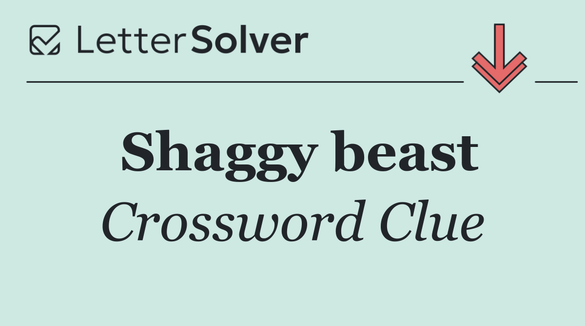Shaggy beast