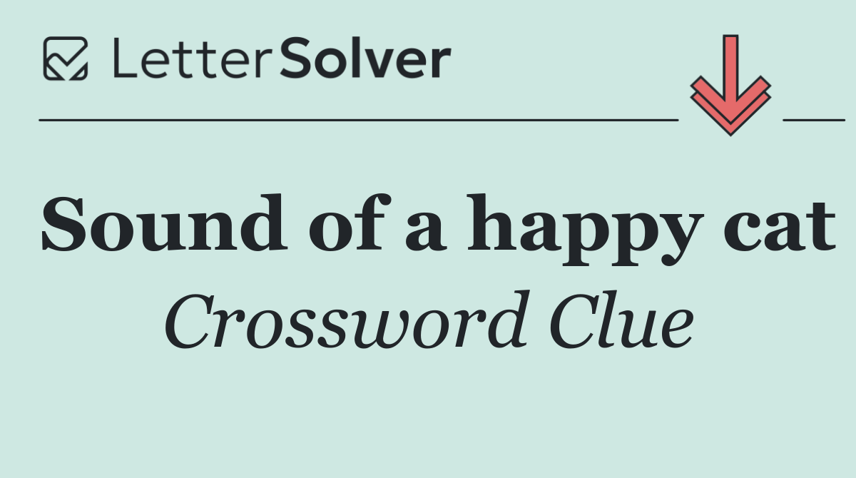 Sound of a happy cat