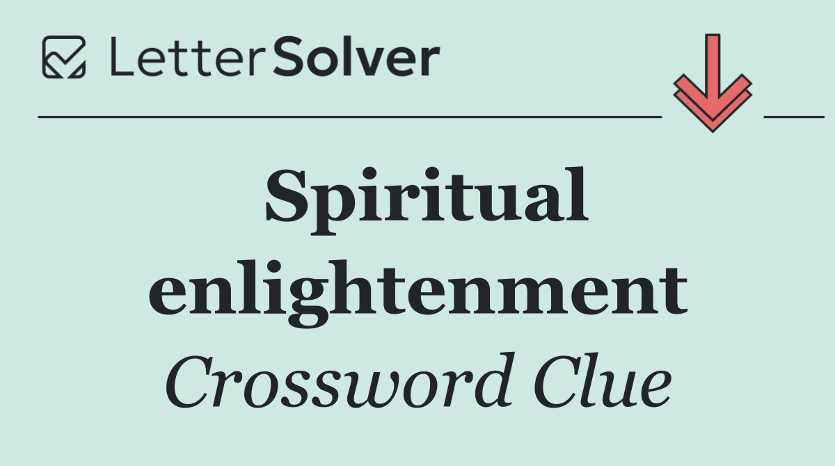 Spiritual enlightenment