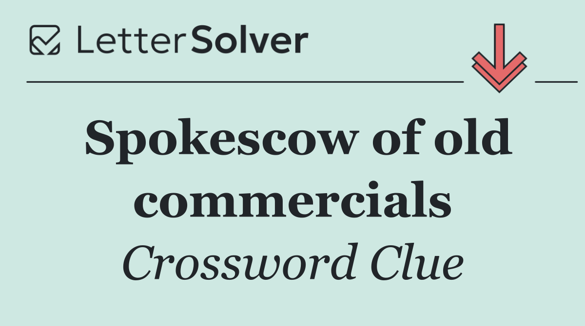 Spokescow of old commercials