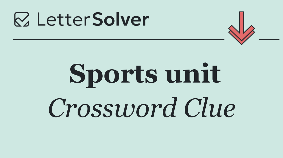 Sports unit