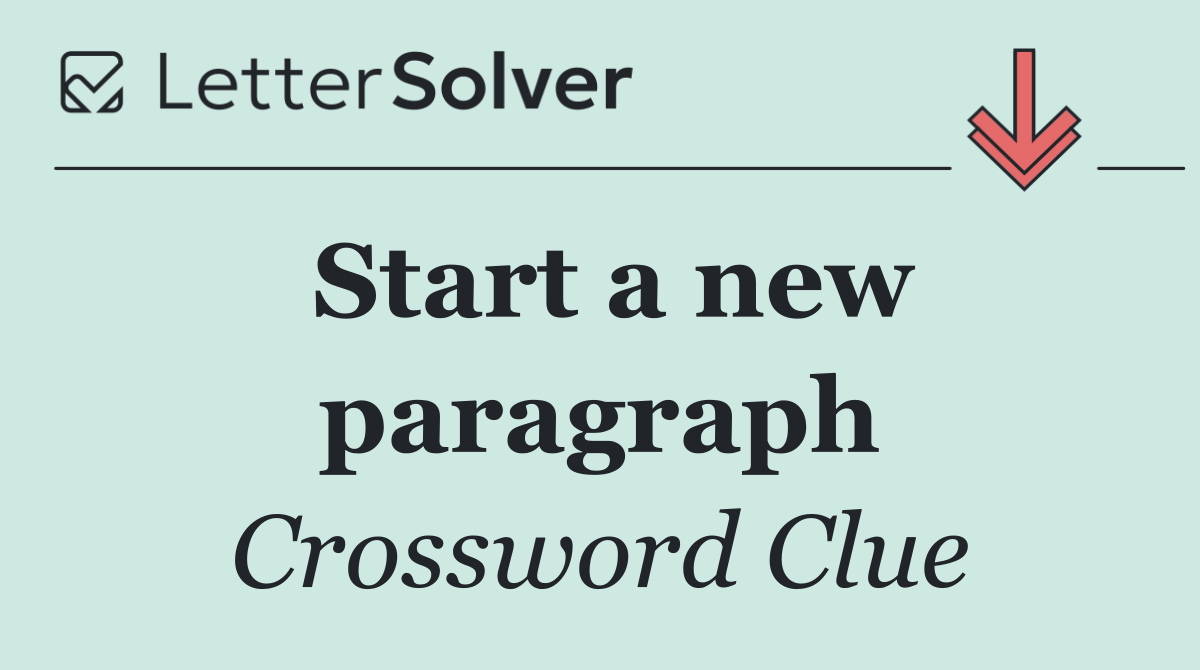 Start a new paragraph