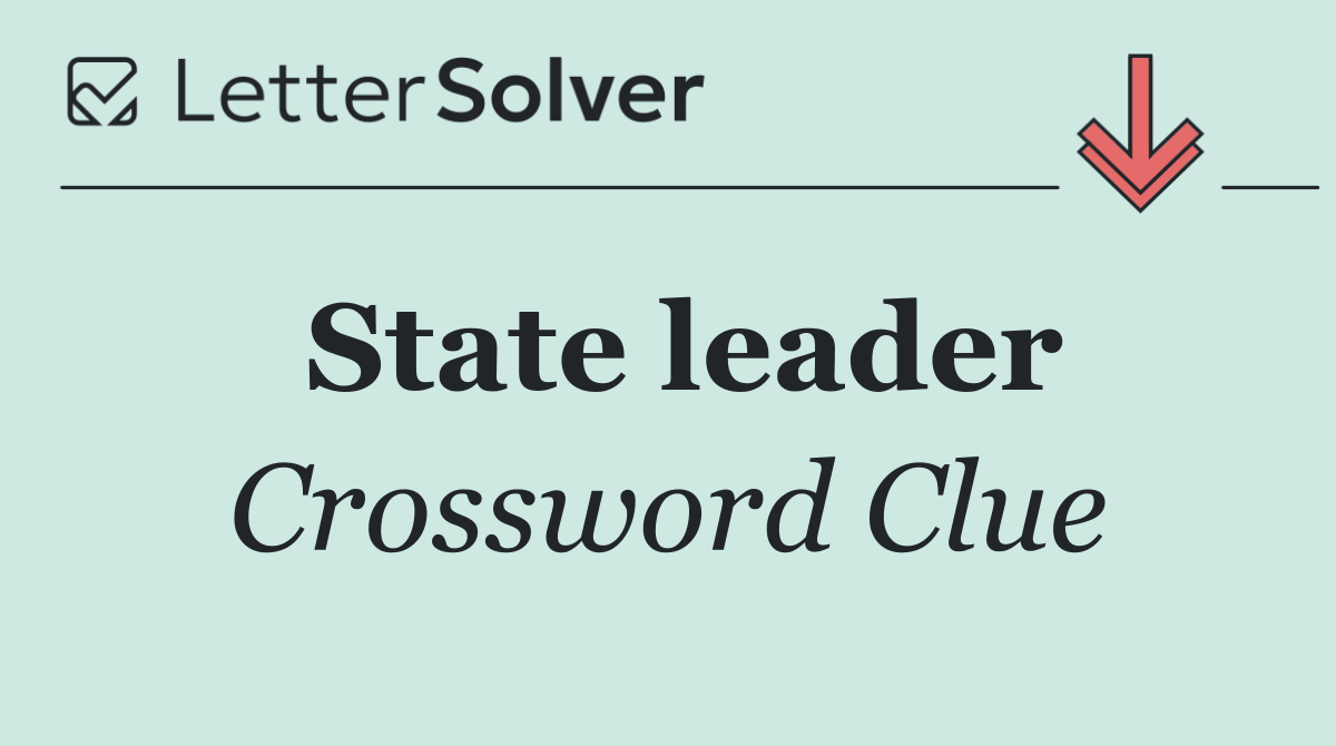 State leader