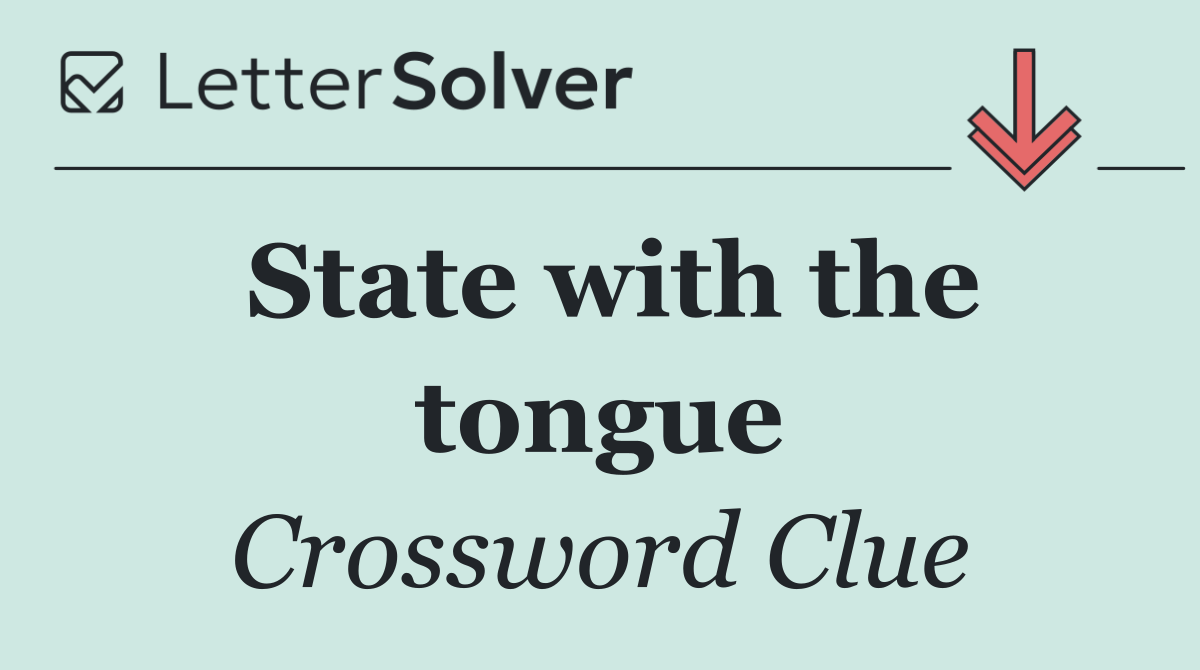 State with the tongue