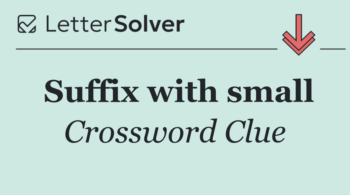 Suffix with small
