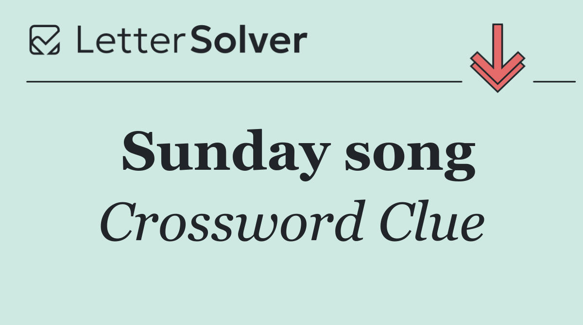 Sunday song