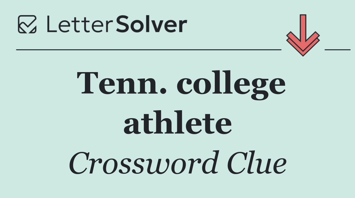 Tenn. college athlete