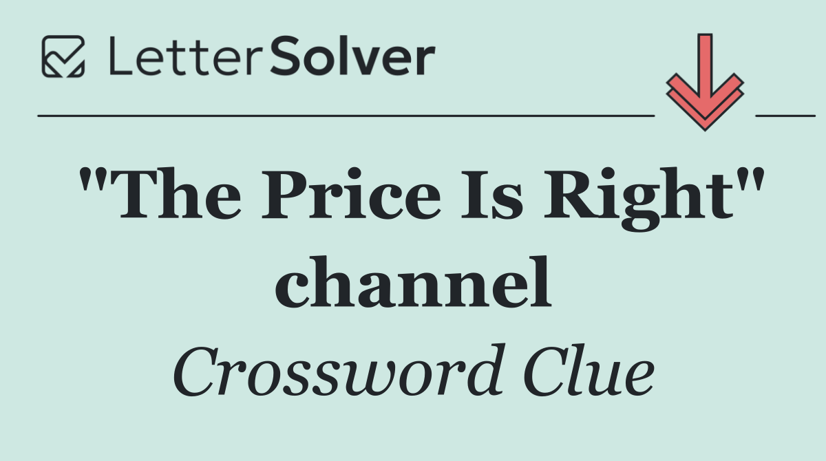 "The Price Is Right" channel