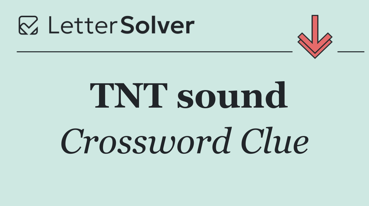 TNT sound