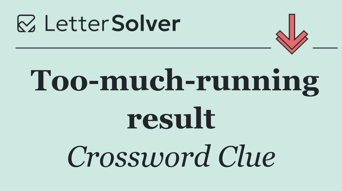 Too much running result