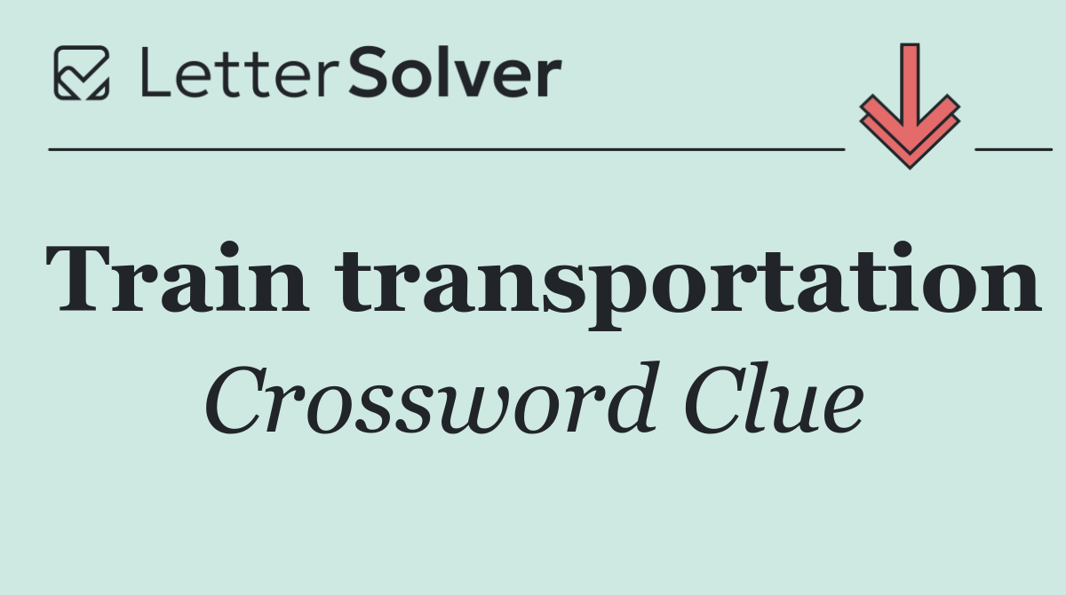 Train transportation