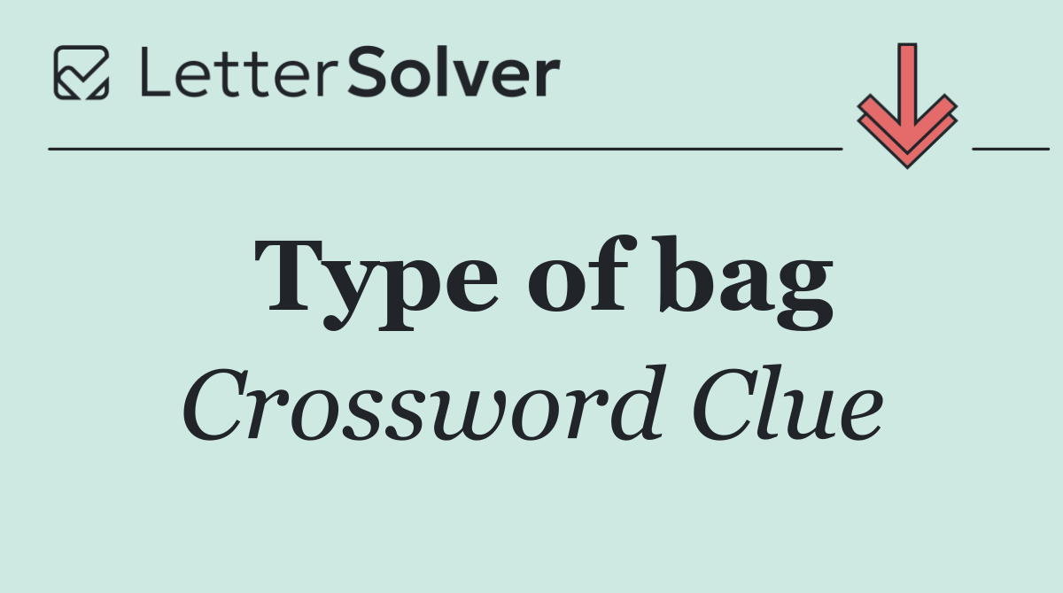 Type of bag