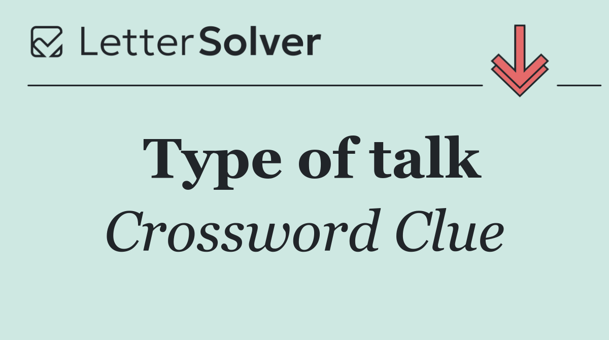 Type of talk