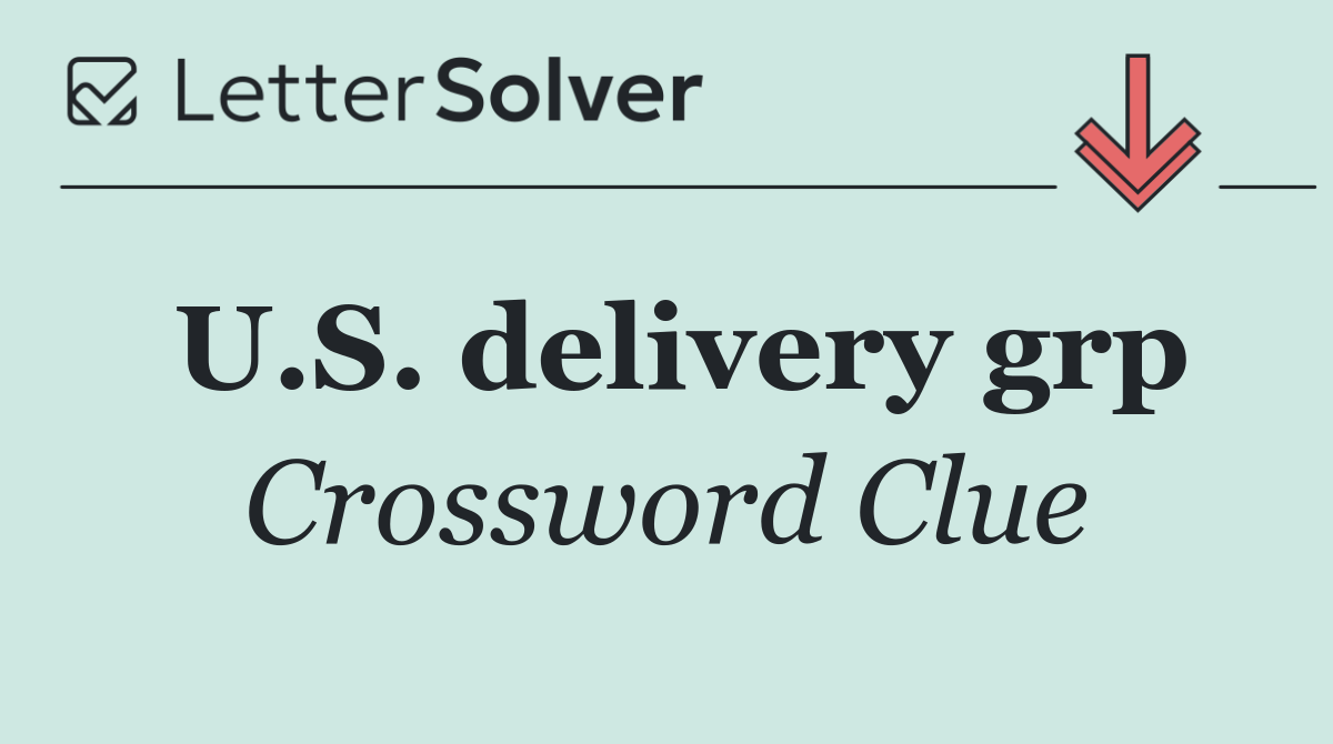 U.S. delivery grp