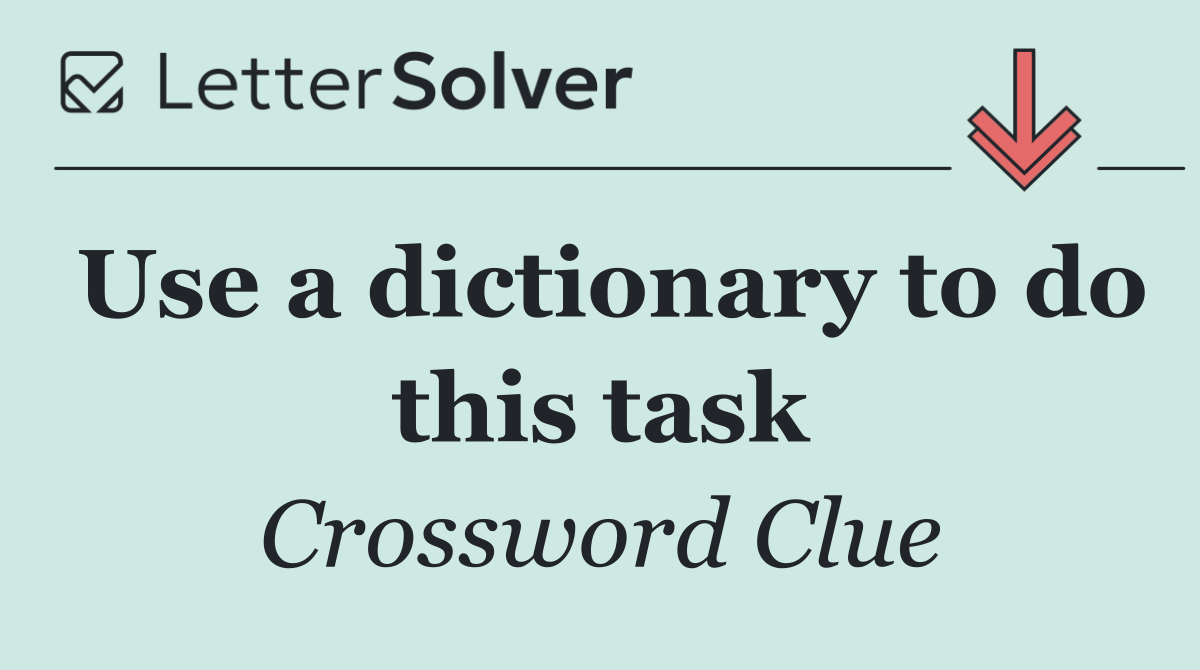 Use a dictionary to do this task