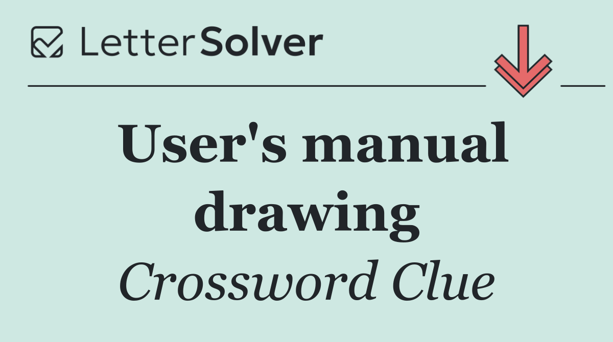 User's manual drawing