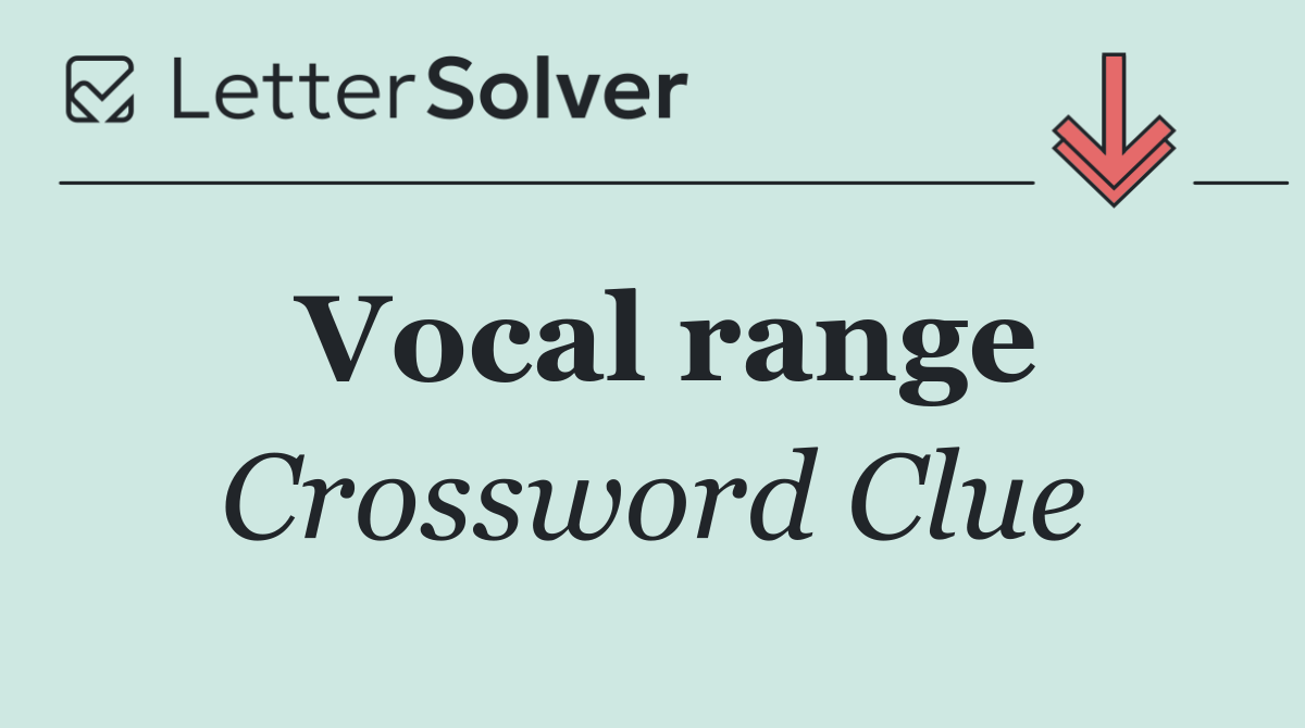Vocal range