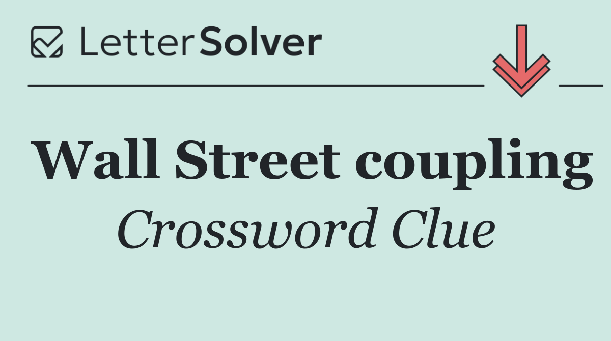Wall Street coupling