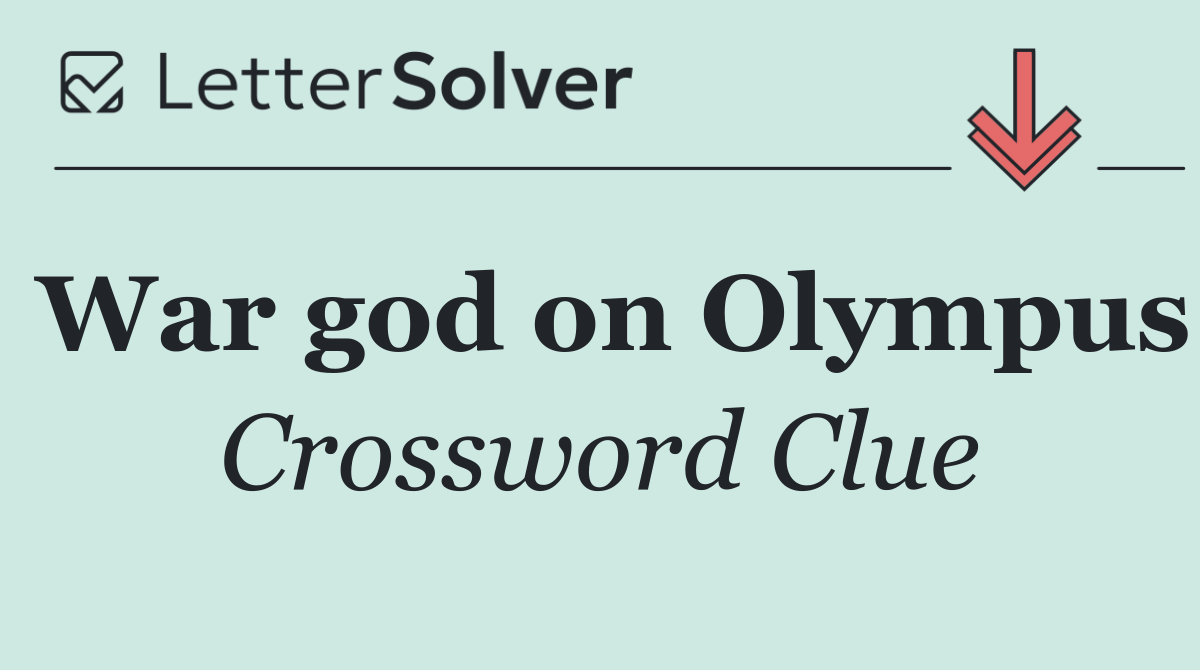 War god on Olympus