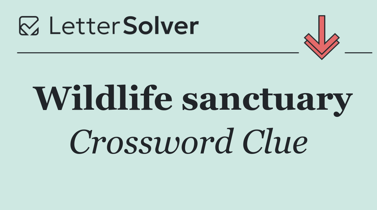 Wildlife sanctuary