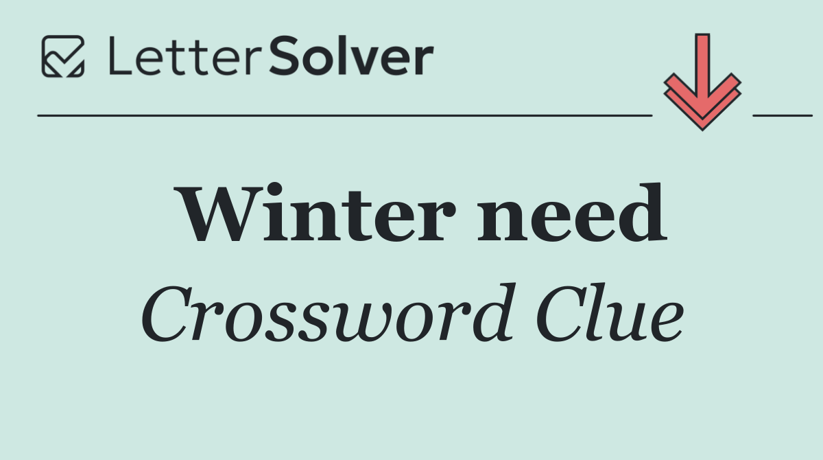 Winter need