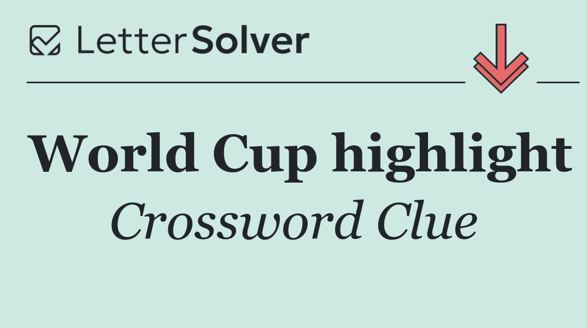 World Cup highlight