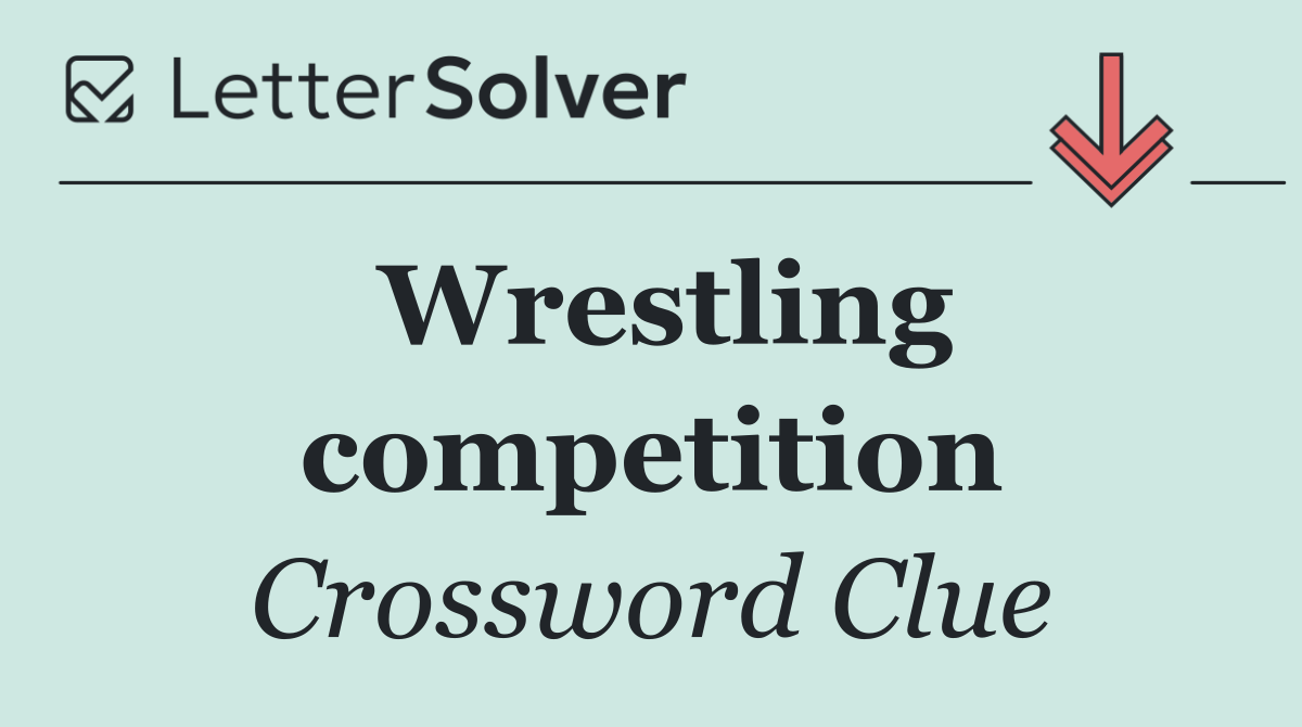 Wrestling competition