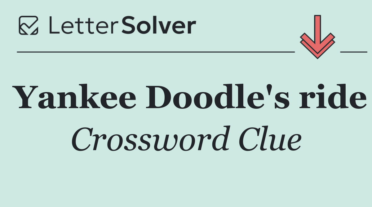 Yankee Doodle's ride