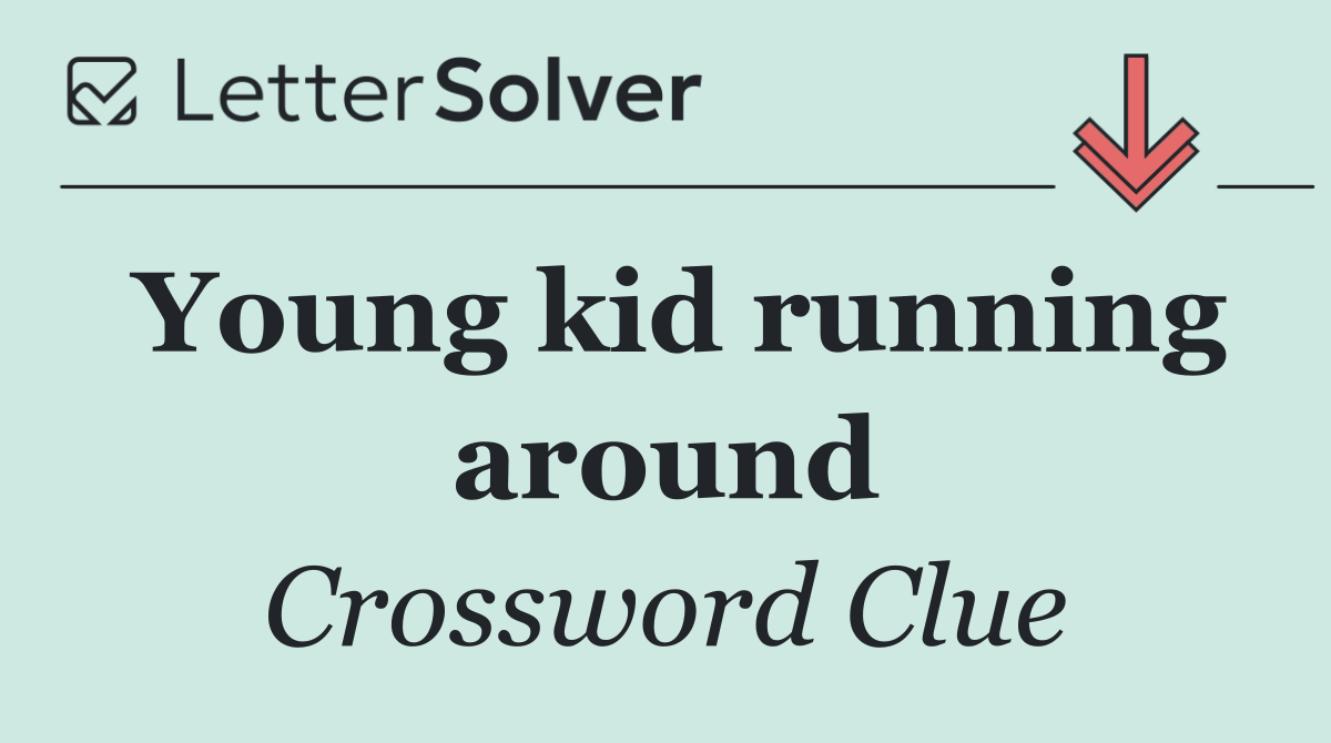 Young kid running around