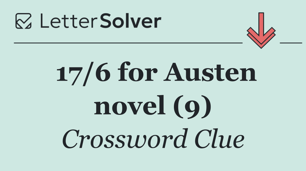 17/6 for Austen novel (9)