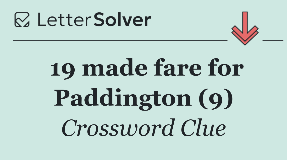 19 made fare for Paddington (9)