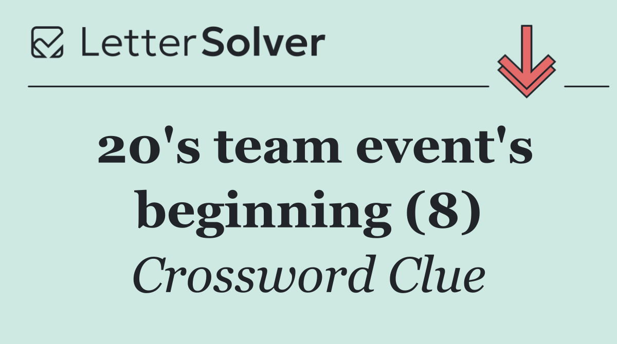 20's team event's beginning (8)