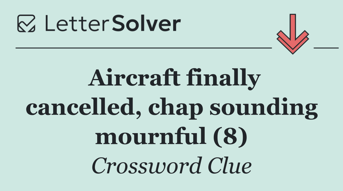 Aircraft finally cancelled, chap sounding mournful (8)
