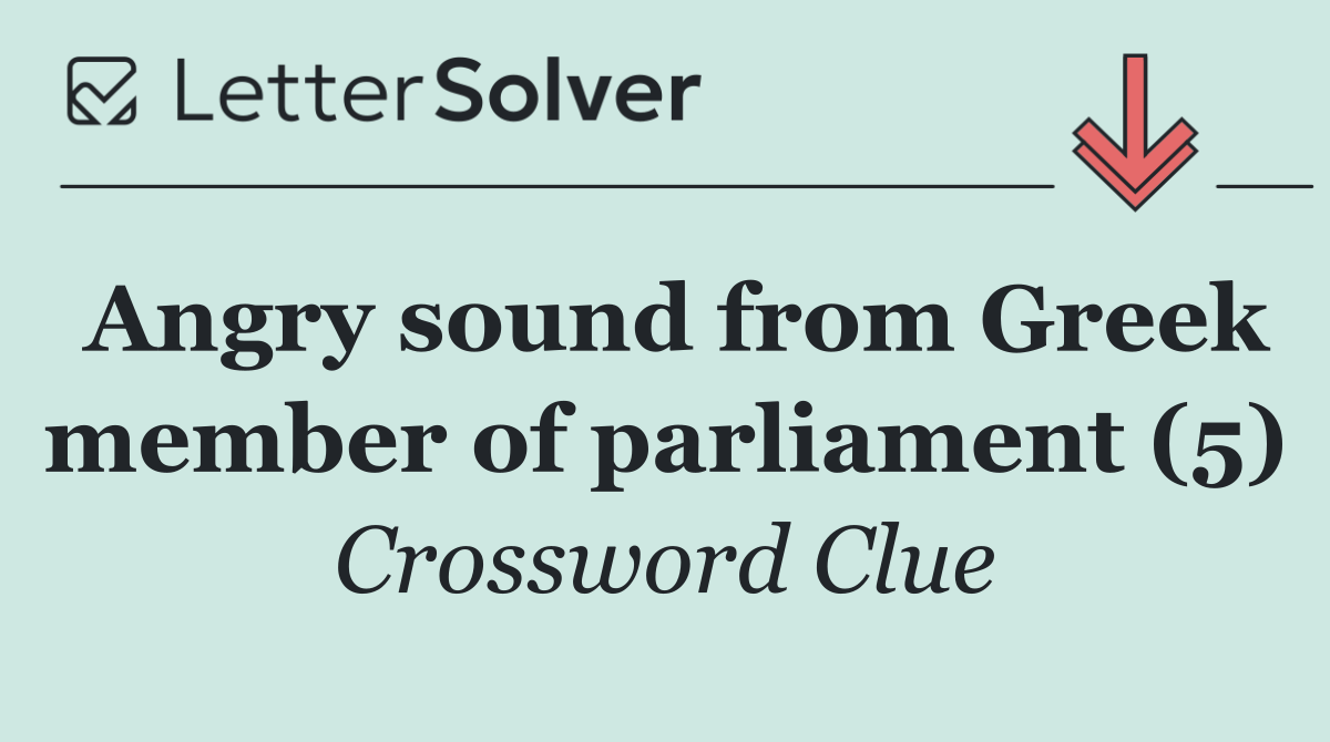 Angry sound from Greek member of parliament (5)