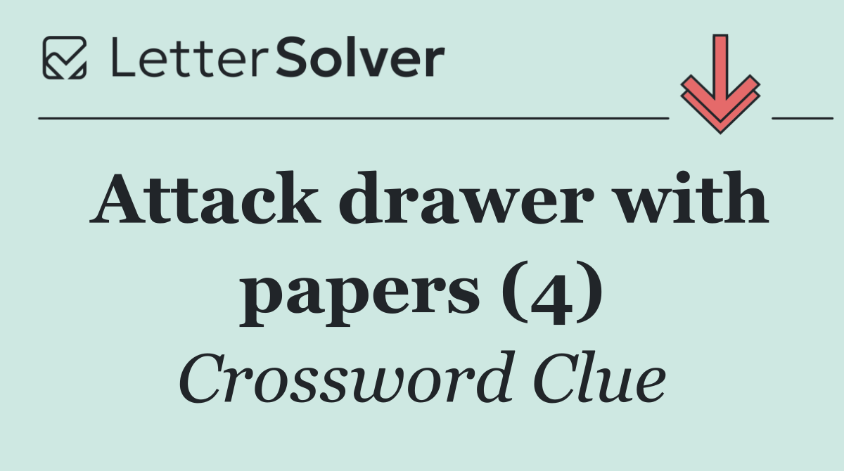 Attack drawer with papers (4)