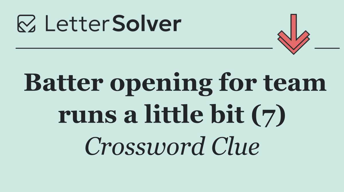 Batter opening for team runs a little bit (7)