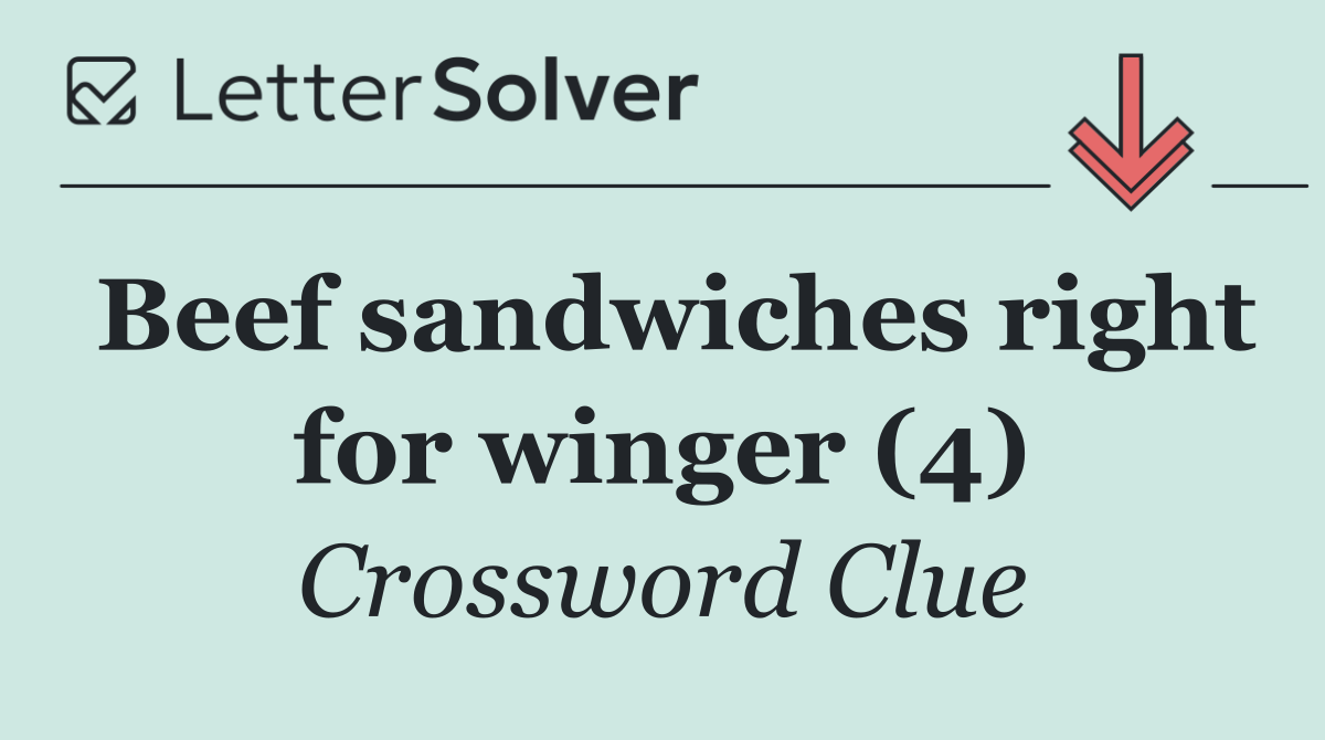 Beef sandwiches right for winger (4)