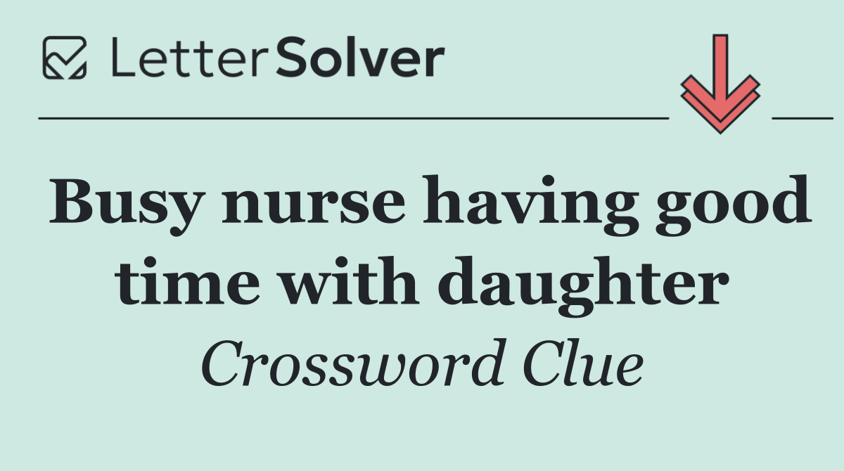 Busy nurse having good time with daughter